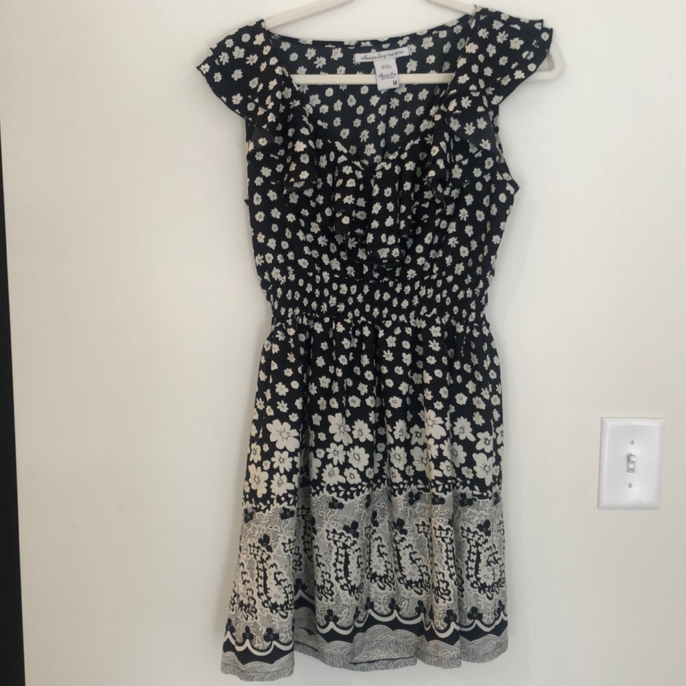 Black and White American Rag dress